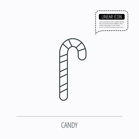Candy Cane Symbol Zucker Lutscher Zeichen Susse Lolly Pop Symbol Linear Umriss Symbol Sprechblase Von Gepunkteten Linie Vektor Lizenzfrei Nutzbare Vektorgrafiken Clip Arts Illustrationen Image 45505220