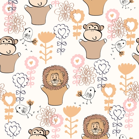 Seamless Pattern Hand Puppet Of Dolls In Puppet Theater Royalty Unique Hand Puppet Pattern Seamless Pattern Hand Puppet Of Dolls In Puppet Theater Royalty Unique Hand Puppet Pattern