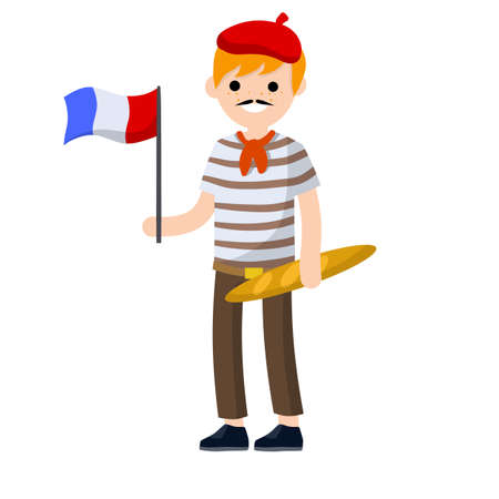 French Cartoon Stock Illustrations, Cliparts and Royalty Free French  Cartoon Vectors