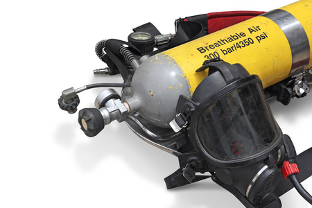 oxygen mask gas mask firefighters mask of firefighters in