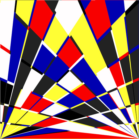 幾何学的な背景 ピエト モンドリアン様式の色のベクトル図 のイラスト素材 ベクタ Image 幾何学的な背景 ピエト モンドリアン様式の色のベクトル図 のイラスト素材 ベクタ Image