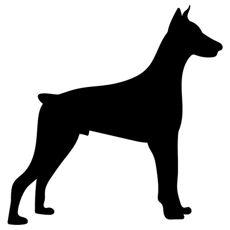 黒犬のアイコン のイラスト素材 ベクタ Image