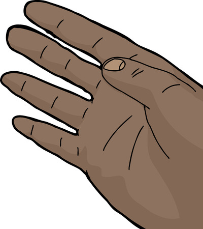 最初の人の視点から手を開いている黒のペア のイラスト素材 ベクタ Image 最初の人の視点から手を開いている黒のペア のイラスト素材 ベクタ Image