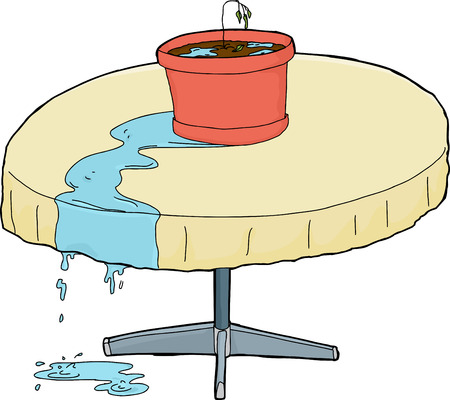 テーブルの上の水工場で死ぬのイラスト のイラスト素材 ベクタ Image テーブルの上の水工場で死ぬのイラスト のイラスト素材 ベクタ Image