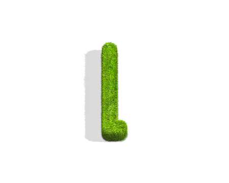 Grass Letter M In Lowercase Format From Top Angle With Shadow Grass Letter M In Lowercase Format From Top Angle With Shadow