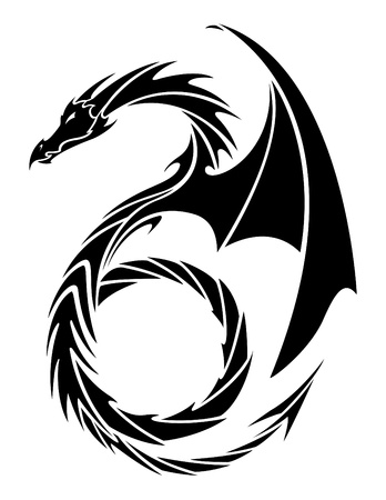 dragon tattoo stock photos and images - 123rf