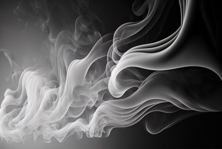 Abstract white smoke desktop backdrop