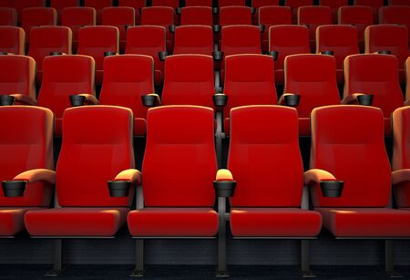 3d rendering of an empty movie theatre stock photo picture and