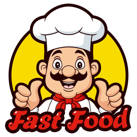 Cartoon chef giving thumbs up