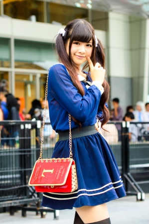 Bangkok August Cosplayer As Japanese Schoolgirl Poses In Japan Festa In Bangkok On Bangkok August Cosplayer As Japanese Schoolgirl Poses In Japan Festa In Bangkok On