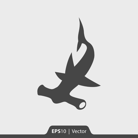 hammerhead shark vector icon for web and print royalty free cliparts vectors and stock illustration image 61953464