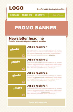 responsive newsletter template for business or non profit
