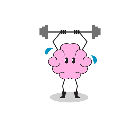 脳のトレーニング バーベル メンタルヘルス 強い知性 スマートマインドで運動を行う漫画のキャラクター脳 ベクターの図 のイラスト素材 ベクタ Image 脳のトレーニング バーベル メンタルヘルス 強い知性 スマートマインドで運動を行う漫画のキャラクター脳 ベクターの図 のイラスト素材 ベクタ Image