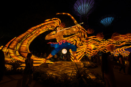 singapore singapore september 11 2016 lanterns at mid autumn festival in garden by - Garden By The Bay Mid Autumn Festival 2016 singapore singapore september 11 2016 lanterns at mid autumn festival in garden by - Garden By The Bay Mid Autumn Festival 2016