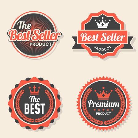 Vintage retro vector logo for banner poster flyer Logo