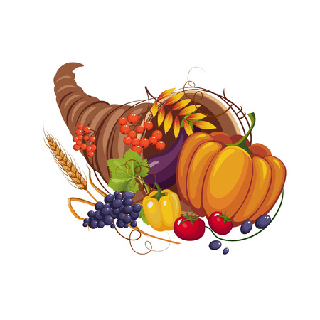 corn stalk horn of plenty with vegetables and fruits stalks and autumn leaves - Halloween Corn Stalks corn stalk horn of plenty with vegetables and fruits stalks and autumn leaves - Halloween Corn Stalks