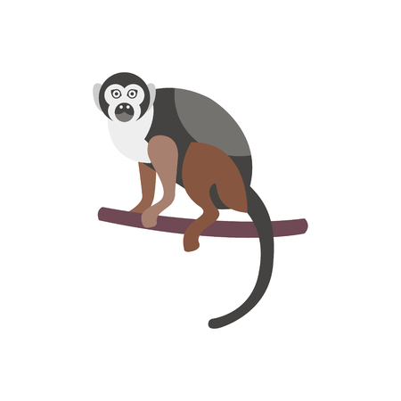 かわいい猿のアイコン ベクター グラフィックは 白い背景で隔離 のイラスト素材 ベクタ Image かわいい猿のアイコン ベクター グラフィックは 白い背景で隔離 のイラスト素材 ベクタ Image