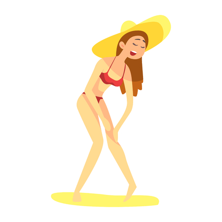 彼女の脚は ベクトル イラストのビーチ シリーズ夏の友人の一部に日焼け止めを適用する麦わら帽子の女の子 のイラスト素材 ベクタ Image 彼女の脚は ベクトル イラストのビーチ シリーズ夏の友人の一部に日焼け止めを適用する麦わら帽子の女の子 のイラスト素材 ベクタ Image