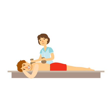 Maedchen Schulmaedchen Cartoon Massage