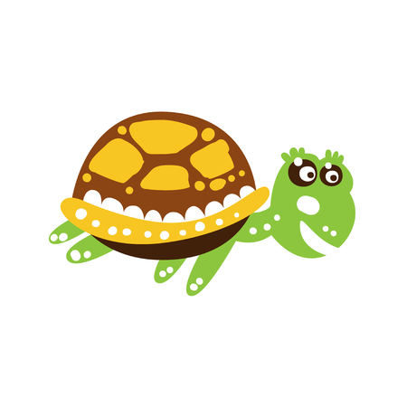 白地に茶色の甲羅とウミガメの単色デザイン ベクトル アイコン のイラスト素材 ベクタ Image 白地に茶色の甲羅とウミガメの単色デザイン ベクトル アイコン のイラスト素材 ベクタ Image