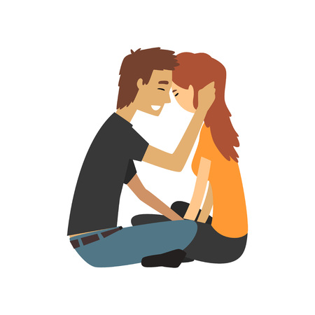 若い男女のキャラクターは 愛の漫画のベクトルイラストで互いに抱き合って 幸せなロマンチックなカップルに座って のイラスト素材 ベクタ Image 若い男女のキャラクターは 愛の漫画のベクトルイラストで互いに抱き合って 幸せなロマンチックなカップルに座って のイラスト素材 ベクタ Image