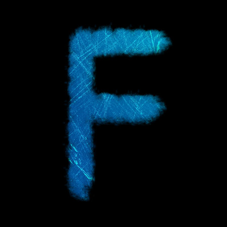 英語の文字のイメージが黒の背景に薄い線です の写真素材 画像素材 Image