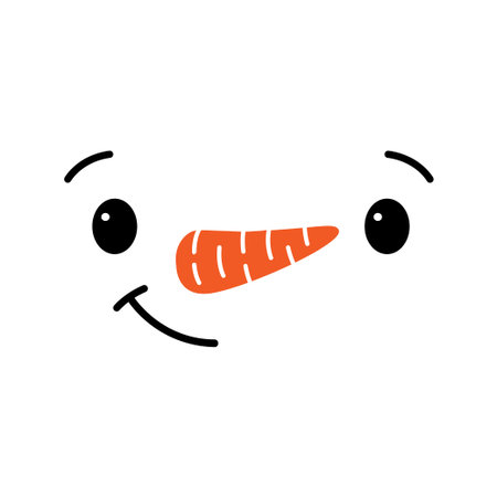 Snowman Mouth Stock Vector Illustration and Royalty Free Snowman Mouth  Clipart