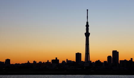 東京シティー ビューと東京スカイツリー スカイライン シルエット の写真素材 画像素材 Image 東京シティー ビューと東京スカイツリー スカイライン シルエット の写真素材 画像素材 Image