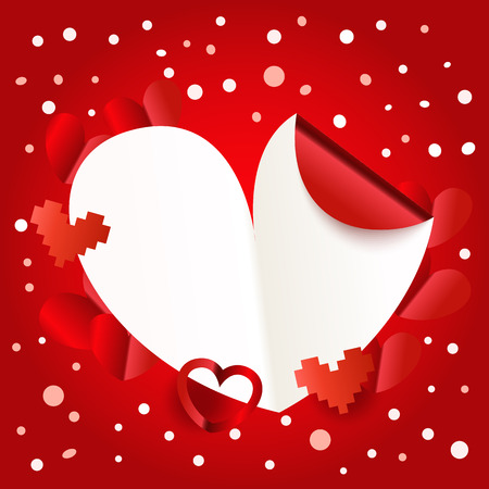 valentines card layout
