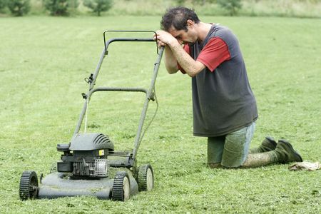 lawn mowing images
