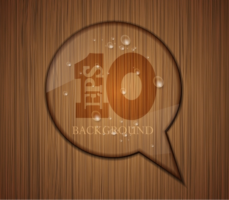 Wooden Bubble Speech Business Background Design Easy To Edit Royalty Free Cliparts Vectors And Stock Illustration Image