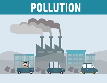 工場のパイプが空気を汚染します 車の汚染 大気汚染と都市の運転手 環境問題 Concept Cartoon フラットのベクター イラストです の イラスト素材 ベクタ Image 工場のパイプが空気を汚染します 車の汚染 大気汚染と都市の運転手 環境問題 Concept Cartoon フラットのベクター イラストです の イラスト素材 ベクタ Image