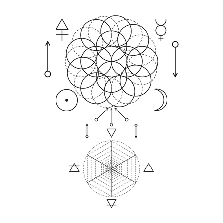 神聖な幾何学の 9 記号のセットです タトゥーの黒と白い分離背景上に点線の線形キャラ イラスト のイラスト素材 ベクタ Image 神聖な幾何学の 9 記号のセットです タトゥーの黒と白い分離背景上に点線の線形キャラ イラスト のイラスト素材 ベクタ Image