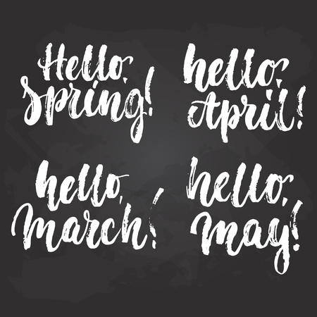こんにちは 春 3 月 4 月 5 月 手黒黒板背景に描かれたレタリング フレーズ のイラスト素材 ベクタ Image こんにちは 春 3 月 4 月 5 月 手黒黒板背景に描かれたレタリング フレーズ のイラスト素材 ベクタ Image