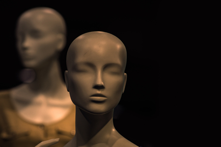 ファッション 美容 ショッピング ない化粧 ビジネス パートナーシップ チームの仕事 愛 ロボット技術 プラスチック 人工モデル マネキン の写真素材 画像素材 Image