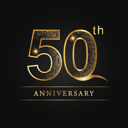 50th Marriage Anniversary Logo