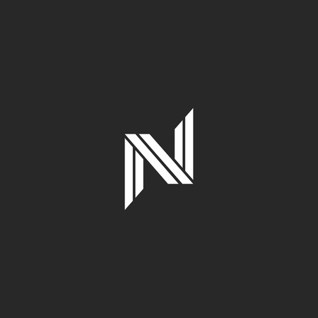 av letter monogram logo design a v and n initials mark an