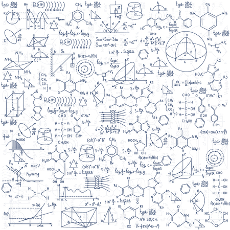 手描き化学式科学知識教育 のイラスト素材 ベクタ Image 手描き化学式科学知識教育 のイラスト素材 ベクタ Image