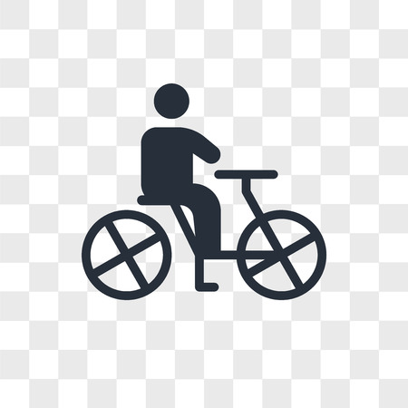 Person Riding A Bicycle Vector Icon Isolated On Transparent Background Logo Person Riding A Bicycle Vector Icon Isolated On Transparent Background Logo