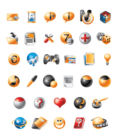 携帯電話用かわいいアイコンのイラスト のイラスト素材 ベクタ Image 携帯電話用かわいいアイコンのイラスト のイラスト素材 ベクタ Image