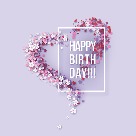 Label Vintage Happy Birthday Card Kostenlose Vektoren Fotos Und