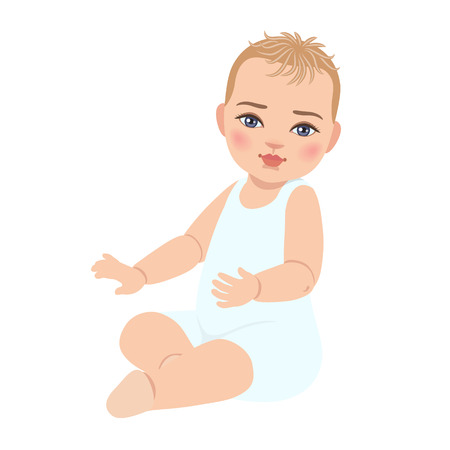 うつ伏せの位置にある幼児のイラスト のイラスト素材 ベクタ Image うつ伏せの位置にある幼児のイラスト のイラスト素材 ベクタ Image