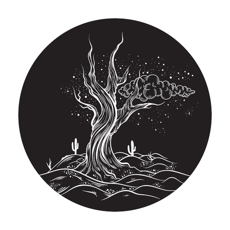 ロゴベクトルの手は 枯れ木と人けのない風景のイラストをスケッチしました リアルな作品は 手で描かれたスタイルを作った カード ポスター バナー T シャツの印刷のテンプレートです のイラスト素材 ベクタ Image ロゴベクトルの手は 枯れ木と人けのない風景のイラストをスケッチしました リアルな作品は 手で描かれたスタイルを作った カード ポスター バナー T シャツの印刷のテンプレートです のイラスト素材 ベクタ Image