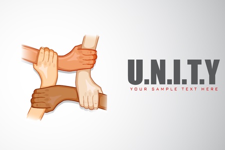 動機上の Unity の背景にお互いを保持して手の図 のイラスト素材 ベクタ Image 動機上の Unity の背景にお互いを保持して手の図 のイラスト素材 ベクタ Image