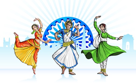 Indian Dance Cliparts, Stock Vector and Royalty Free Indian Dance ...