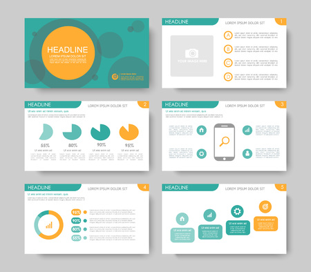 elements of infographics for presentations templates leaflet