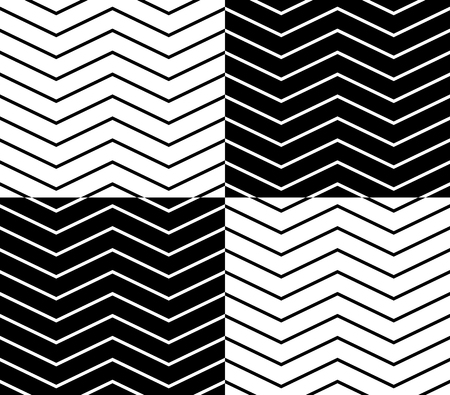 波線 ギザギザ ジグザグ線 水平方向に反復可能な白黒のパターン のイラスト素材 ベクタ Image 波線 ギザギザ ジグザグ線 水平方向に反復可能な白黒のパターン のイラスト素材 ベクタ Image