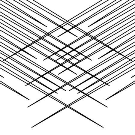 Grid, mesh pattern, texture with dynamic, irregular lines. intersecting stripes matrix, grating. irregular trellis, lattice background