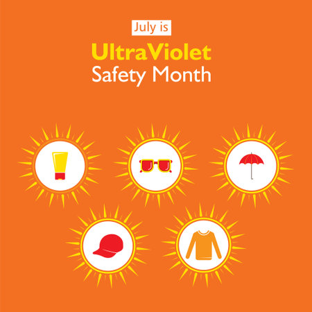 Ultra Violet Safety Month Celebration Poster Design