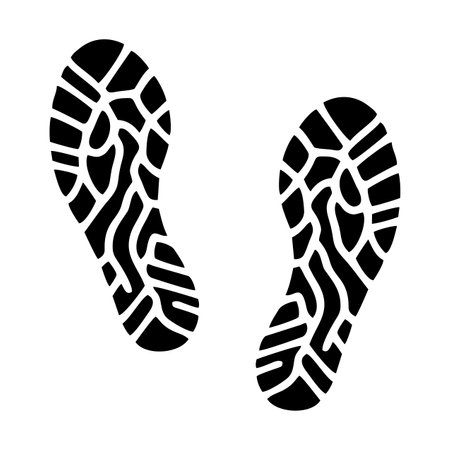 Shoe Print Stock Vector Illustration and Royalty Free Shoe Print ...